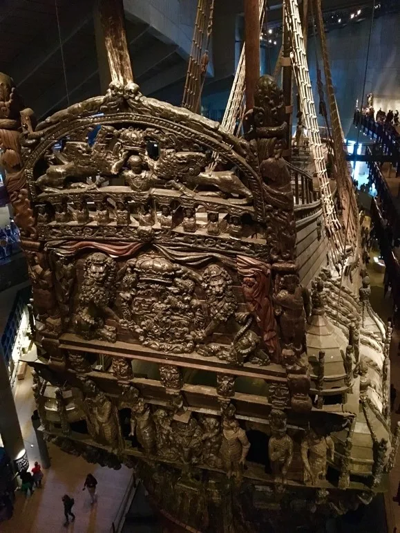 Bezoek aan het Vasa museum tijdens de reis naar Zweden