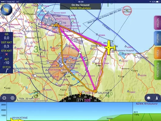 Tweede foto uit het vliegverhaal over Nieuw-Zeeland in 2016