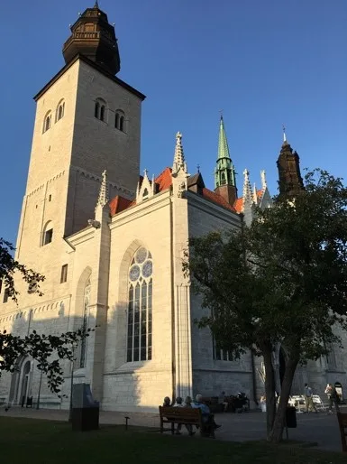 Reisfoto van de vliegreis naar Zweden