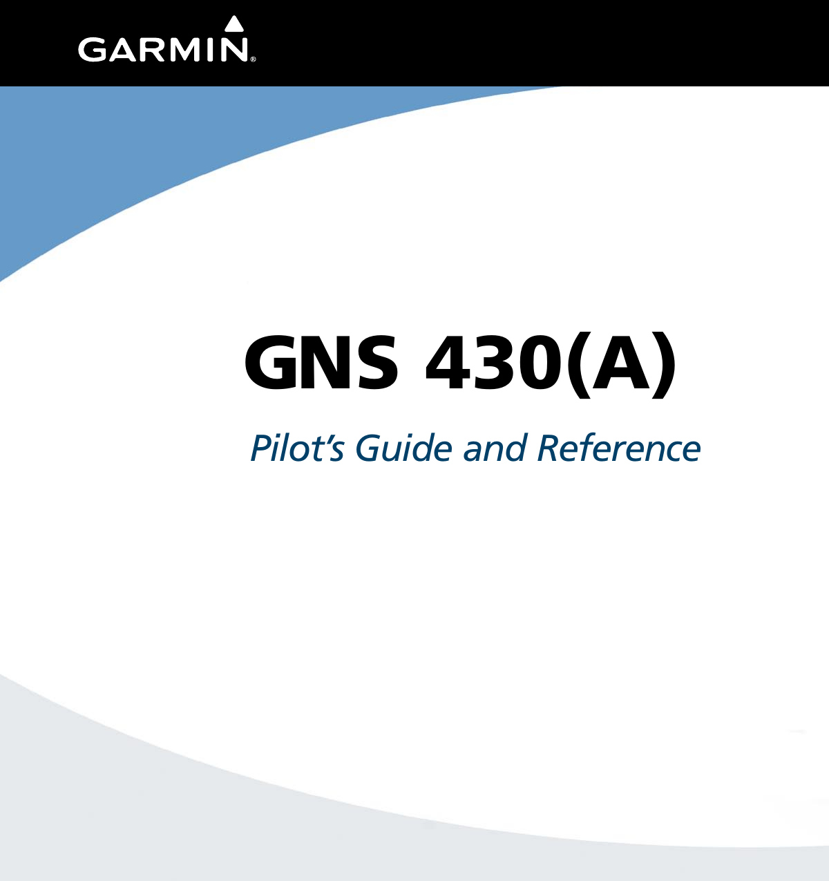 Voorpagina van GNS430 PilotsGuide voor PH-DHB