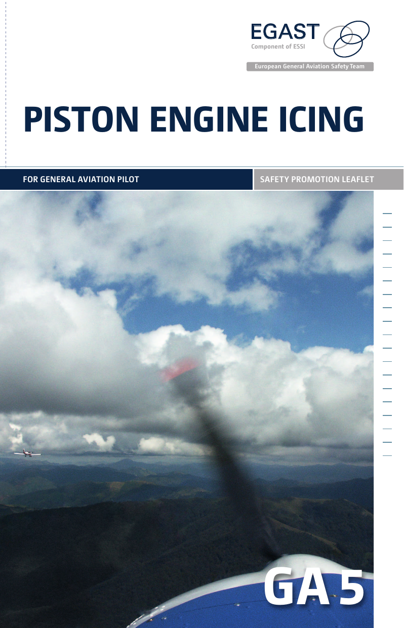 Voorpagina van Piston Engine Icing
