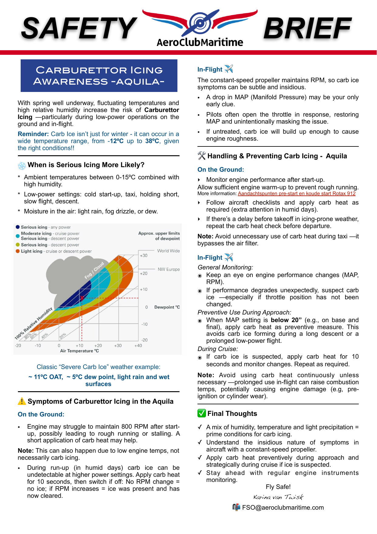 Voorpagina van safety brief 27 uit 2025