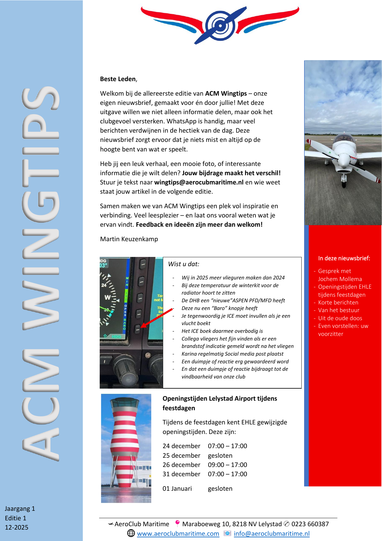Voorpagina van Wingtips december 2025