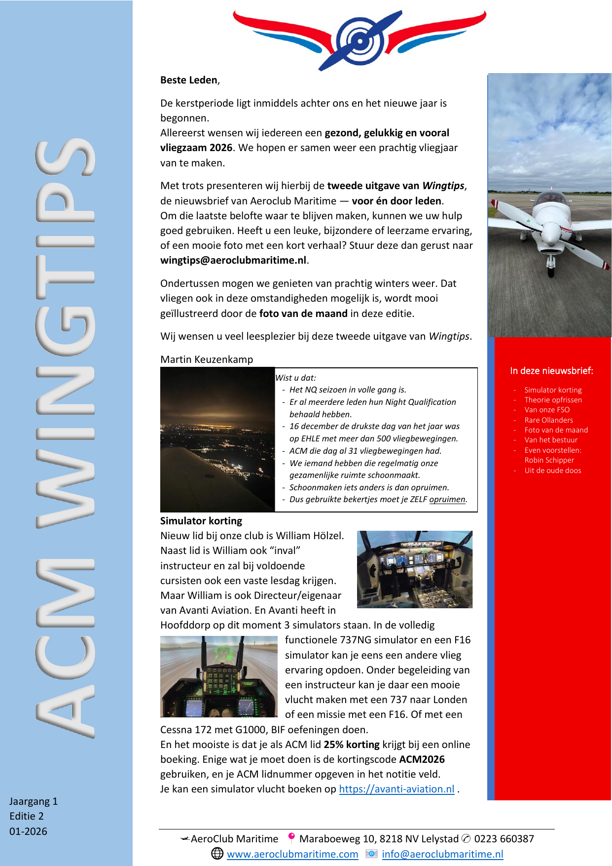 Voorpagina van Wingtips januari 2026